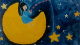 月亮兒童畫-在月亮上釣星星
