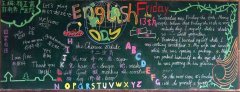 英語黑板報，中小學生學習英語關鍵是口語語法