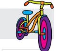 自行車的畫法 交通工具簡筆畫教程