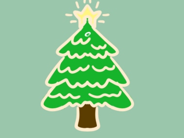 好看的圣誕樹要怎么畫_好看的圣誕樹簡筆畫圖片一學就會