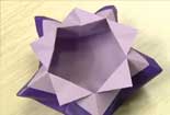五角盒子的折法